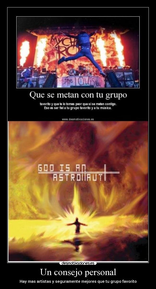 Un consejo personal -