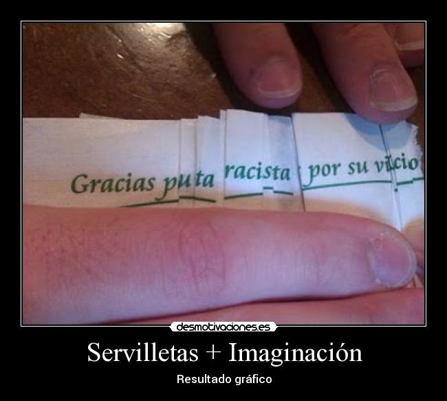 Servilletas + Imaginación -
