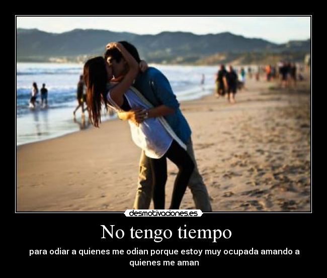No tengo tiempo -