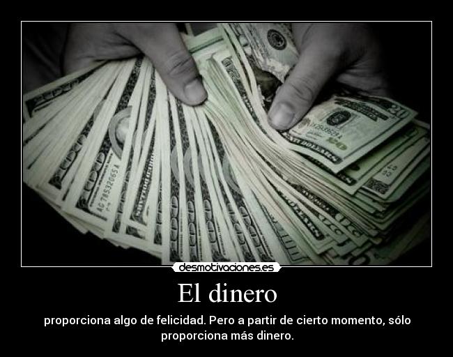 El dinero -