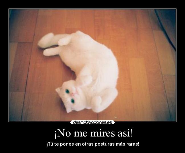 ¡No me mires así! - 