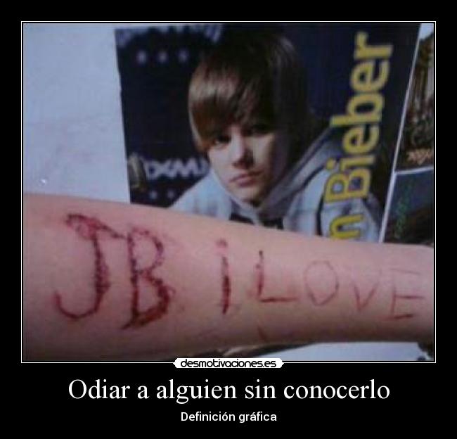 Odiar a alguien sin conocerlo -