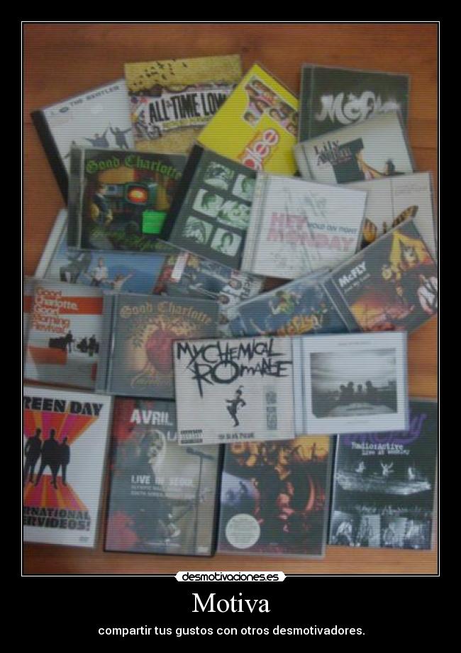Motiva - compartir tus gustos con otros desmotivadores.