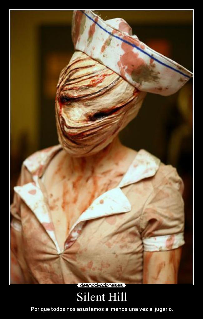 carteles silent hill miedo susto terror survival juego desmotivaciones