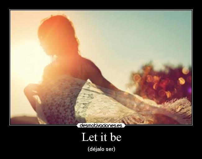 Let it be - 