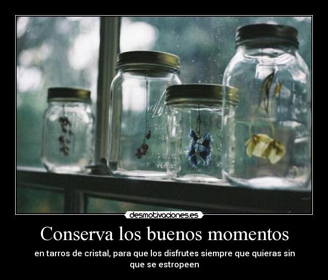 carteles tarros cristal momentos desmotivaciones