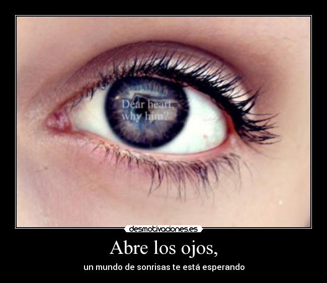 Abre los ojos, - 