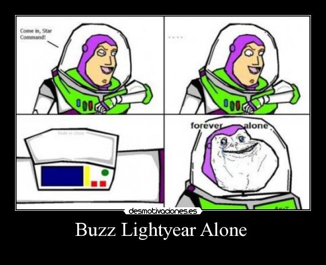 Buzz Lightyear Alone  - 