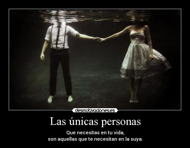 Las únicas personas - 