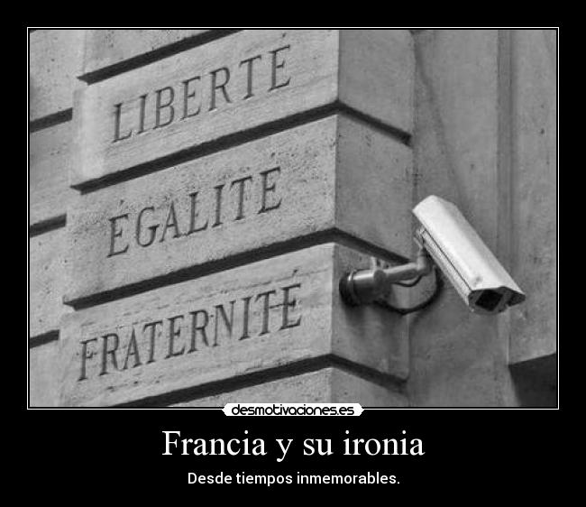 Francia y su ironia -