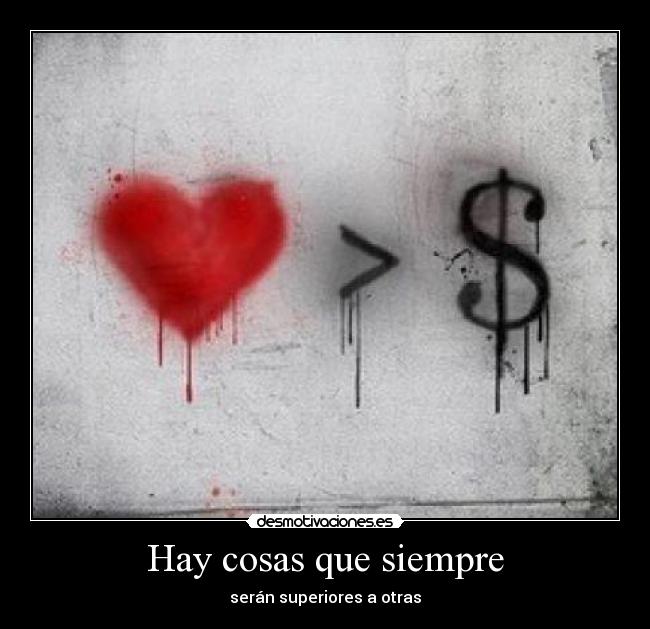 Hay cosas que siempre -