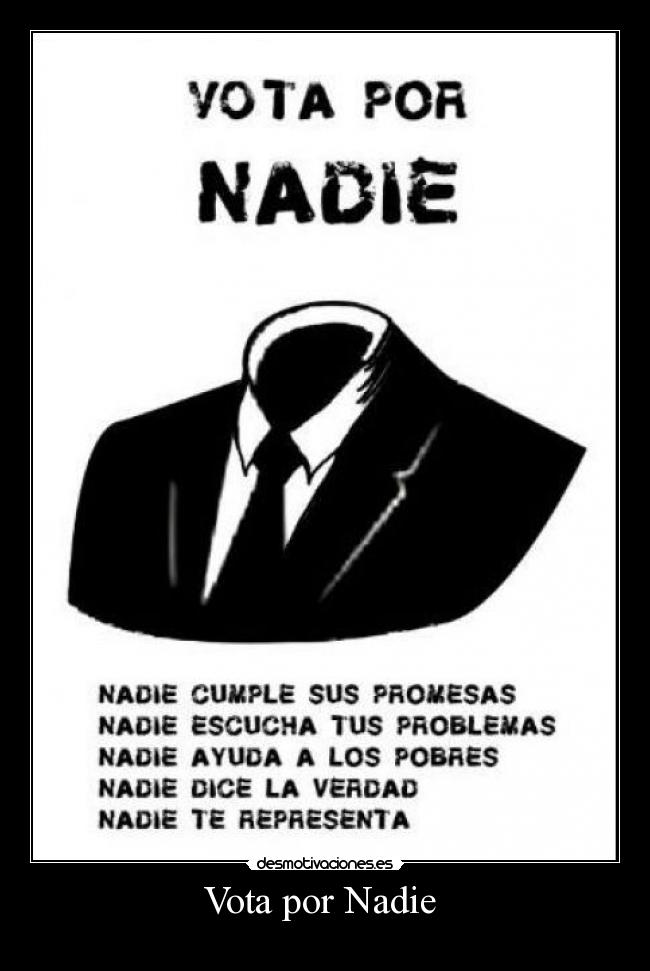 Vota por Nadie  - 