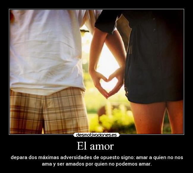El amor -