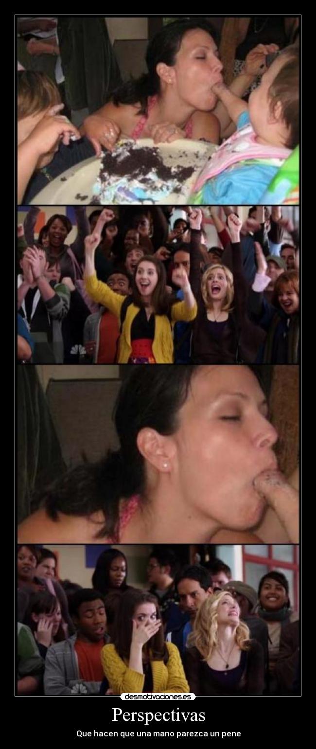 Perspectivas - Que hacen que una mano parezca un pene