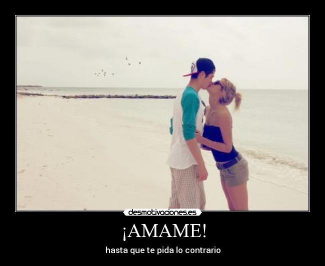 ¡AMAME! - hasta que te pida lo contrario
