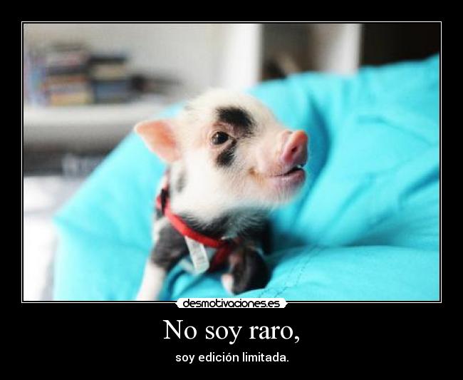 No soy raro, - 