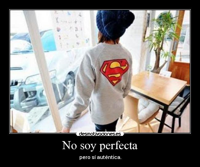No soy perfecta - 
