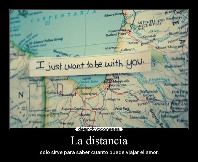 La distancia -