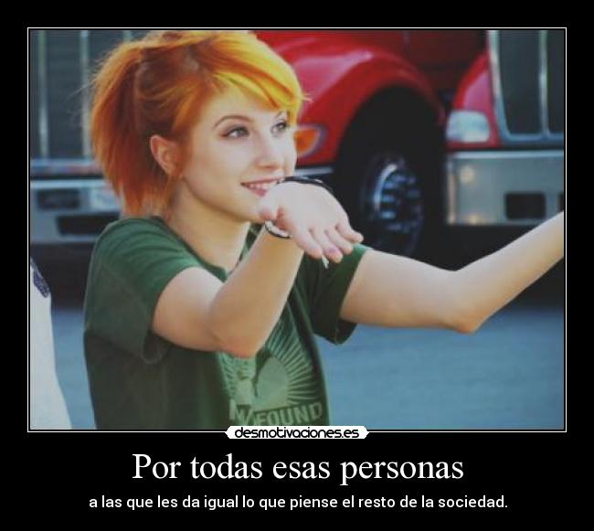 Por todas esas personas - 