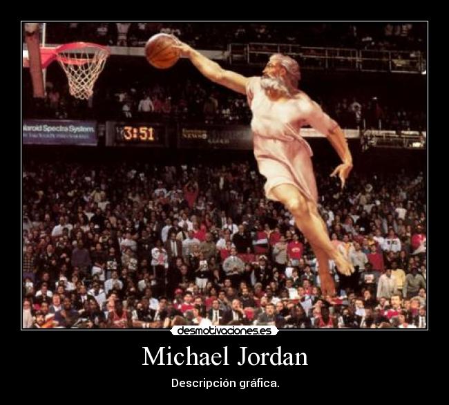 Michael Jordan - Descripción gráfica.