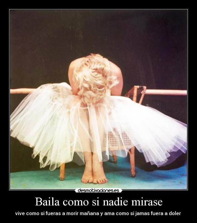 Baila como si nadie mirase - 