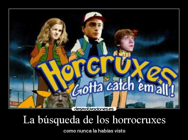 La búsqueda de los horrocruxes - como nunca la habías visto