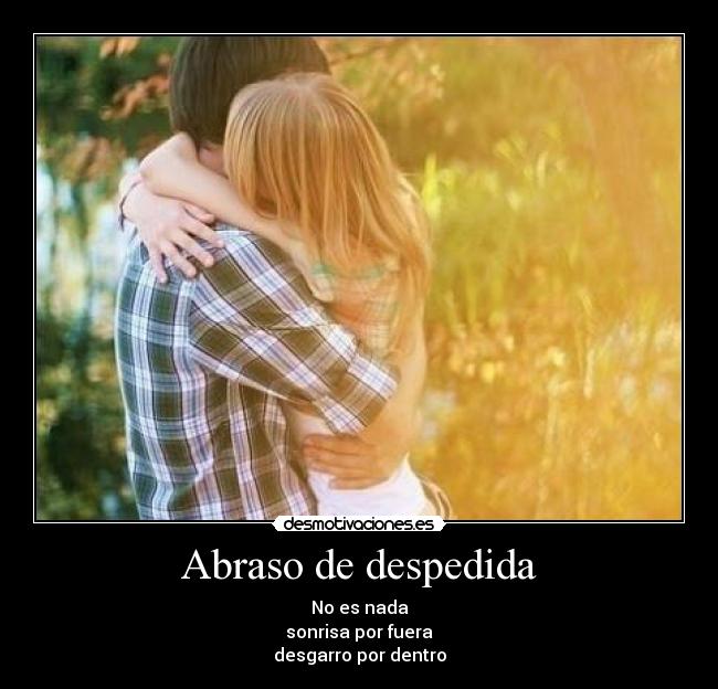 Abraso de despedida - 