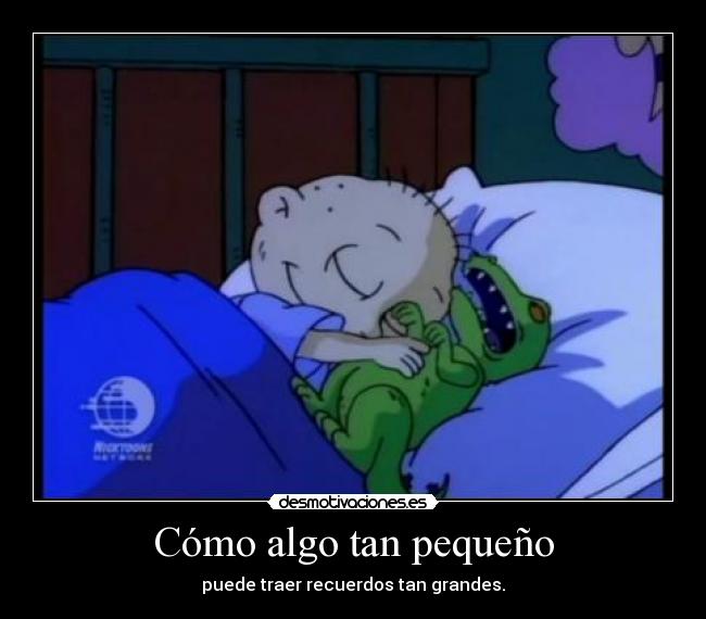 Cómo algo tan pequeño - puede traer recuerdos tan grandes.