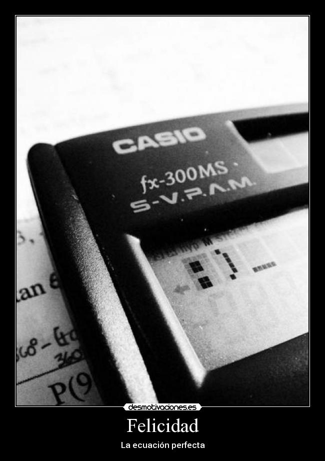 Felicidad - La ecuación perfecta