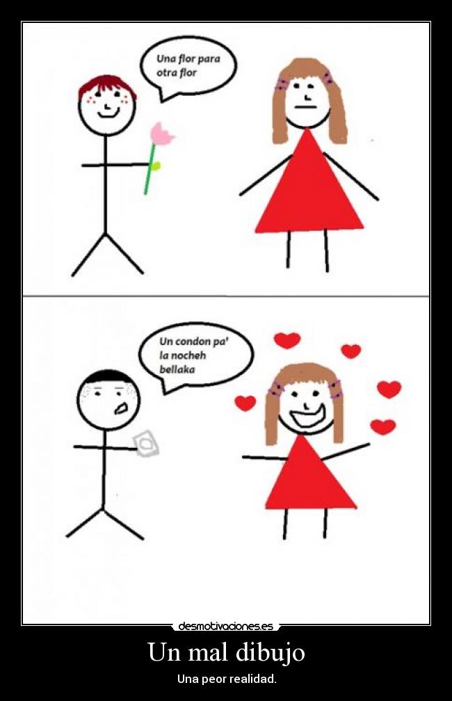 Un mal dibujo - Una peor realidad.