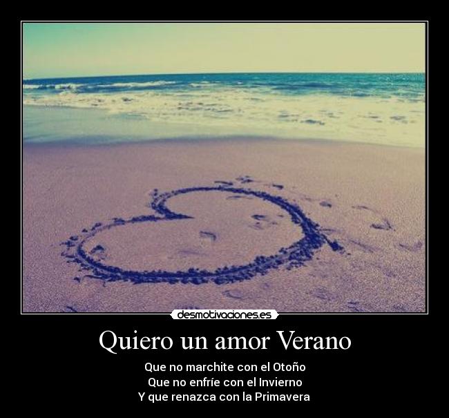 Quiero un amor Verano -