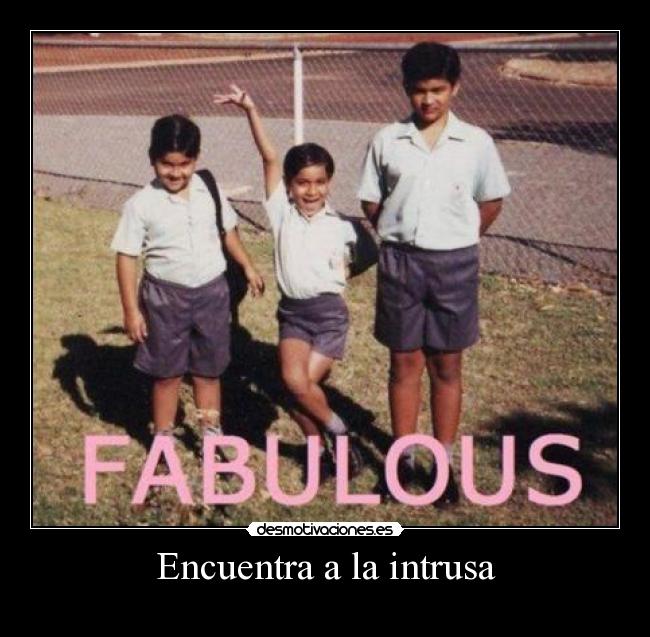 Encuentra a la intrusa - 