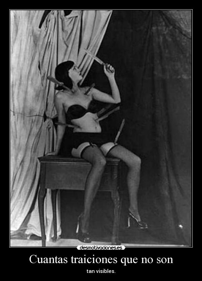 Cuantas traiciones que no son -