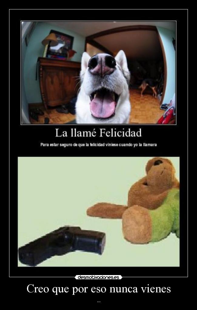 Creo que por eso nunca vienes - 