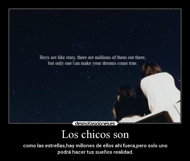 Los chicos son -