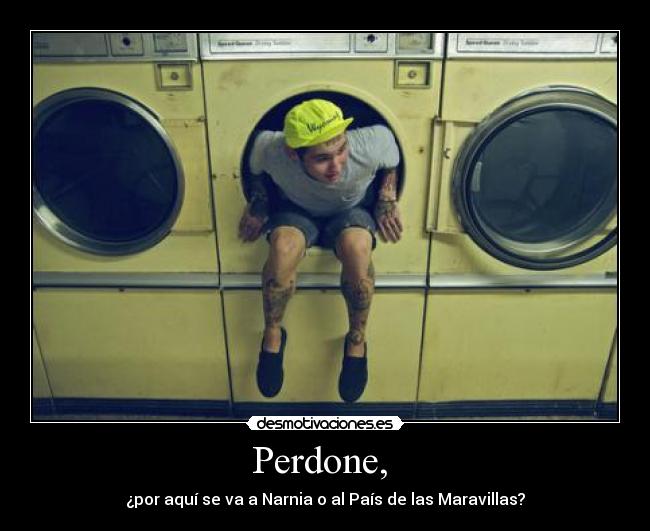 Perdone, -