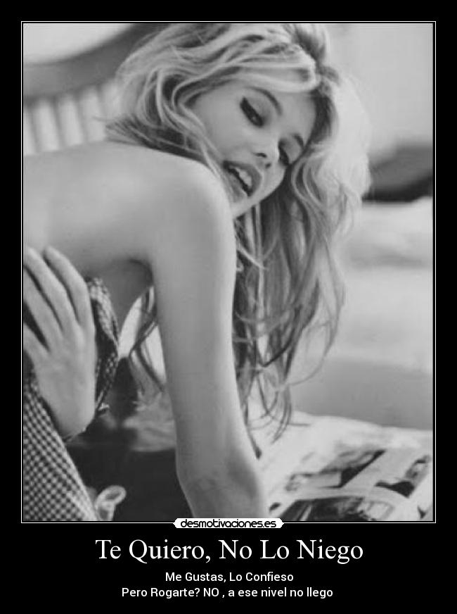 Te Quiero, No Lo Niego -