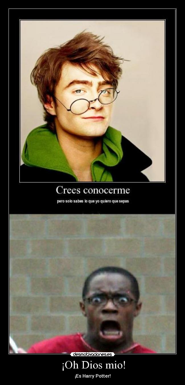 ¡Oh Dios mio! - ¡Es Harry Potter!