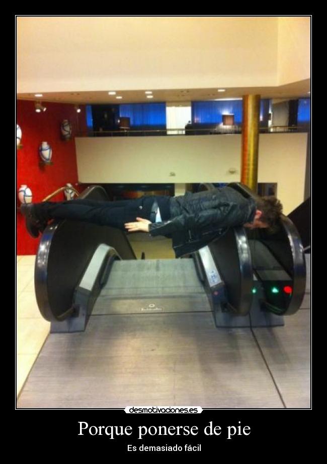 Porque ponerse de pie - 