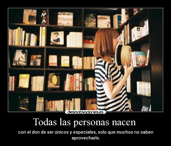 Todas las personas nacen -