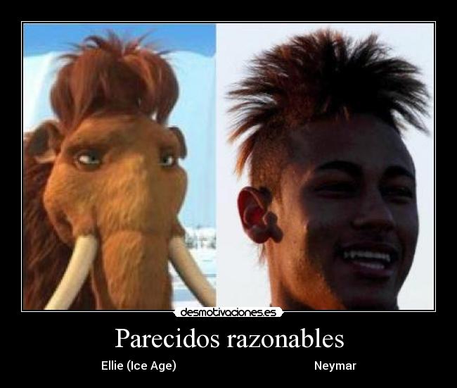 Parecidos razonables - Ellie (Ice Age) Neymar