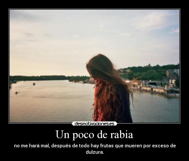 Un poco de rabia -