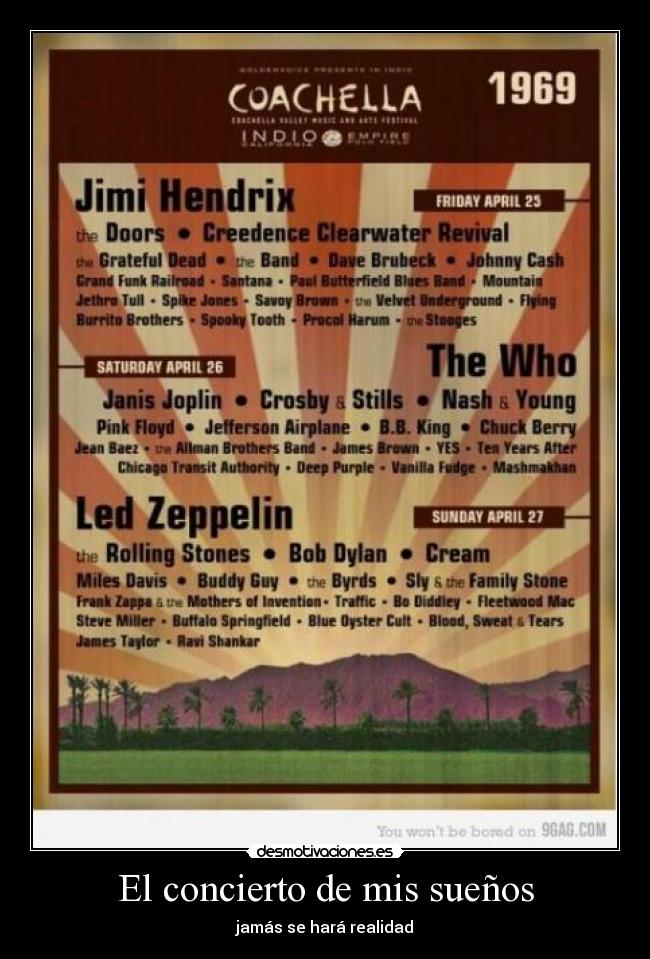 El concierto de mis sueños -