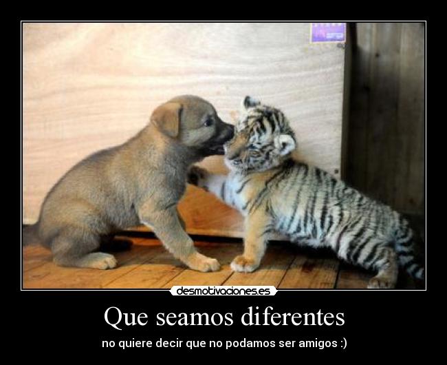 Que seamos diferentes - 
