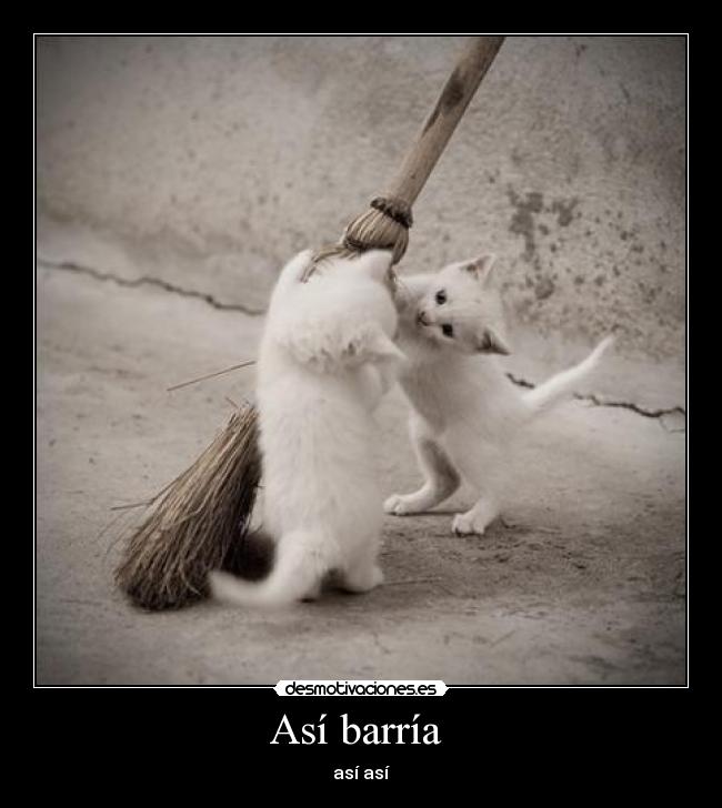 Así barría -