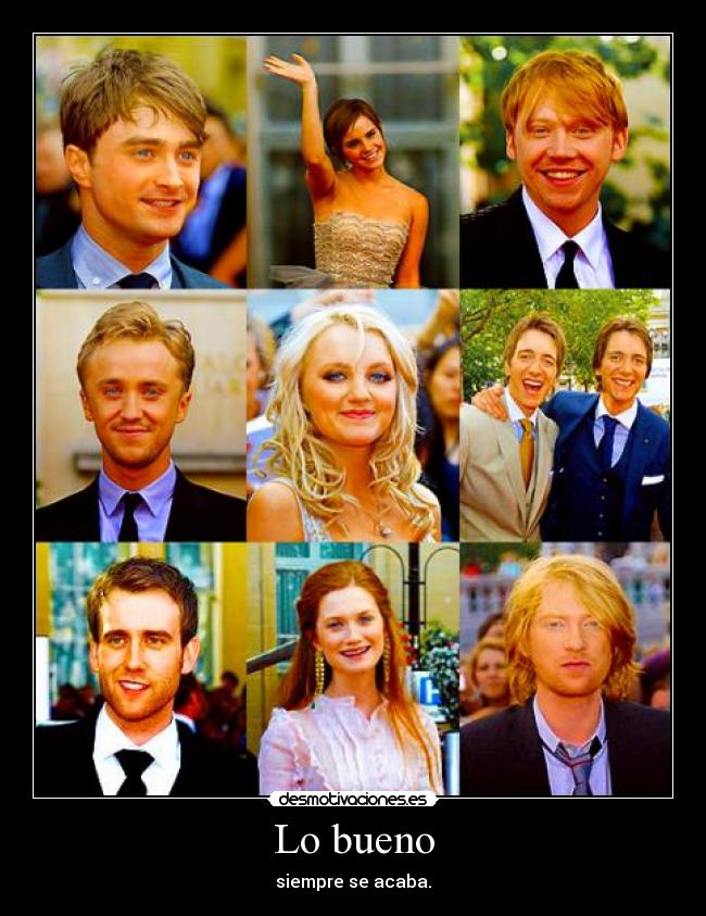 Lo bueno - siempre se acaba.
