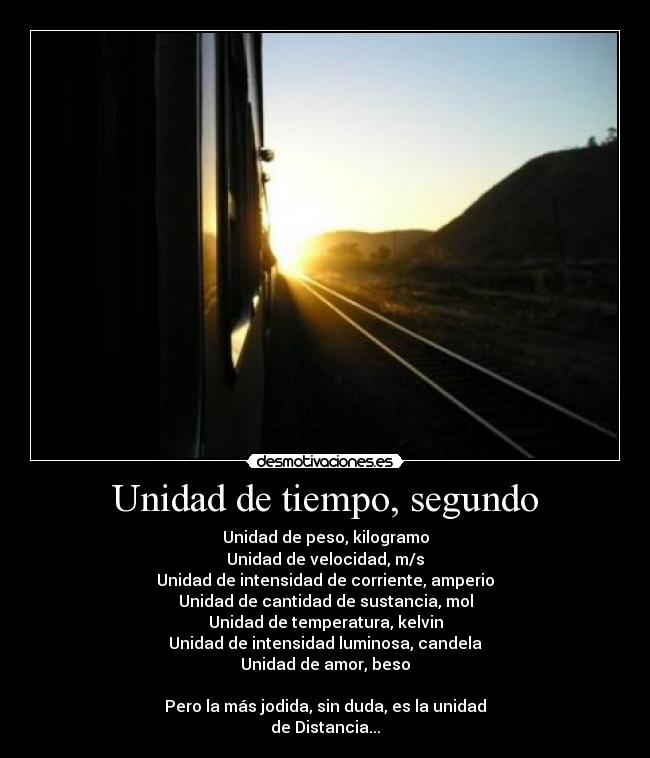 Unidad de tiempo, segundo -