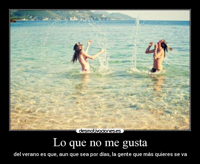 Lo que no me gusta - 