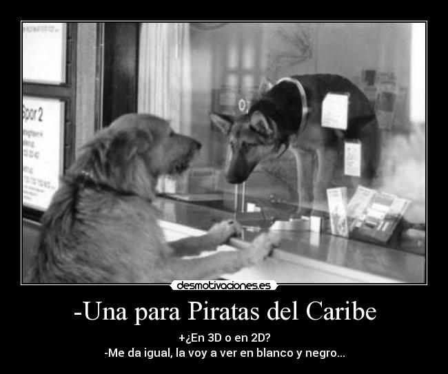 -Una para Piratas del Caribe -