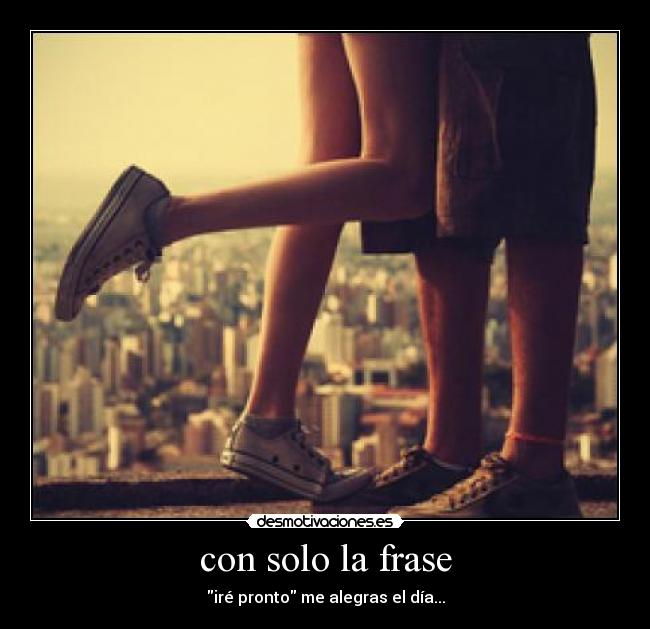 con solo la frase - 